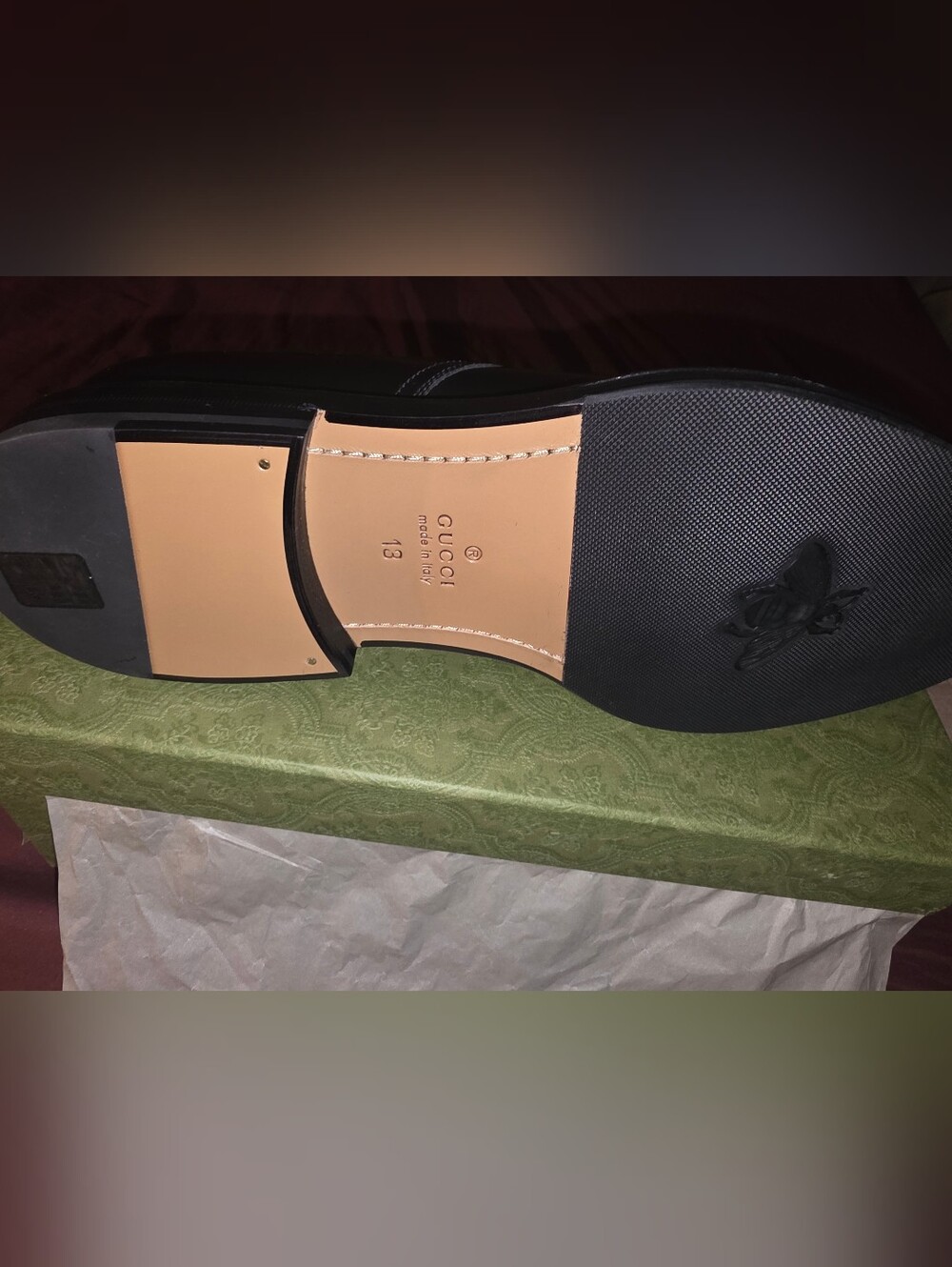 Authentic Gucci Web Lace Up Shoes - Picture 2 of 3